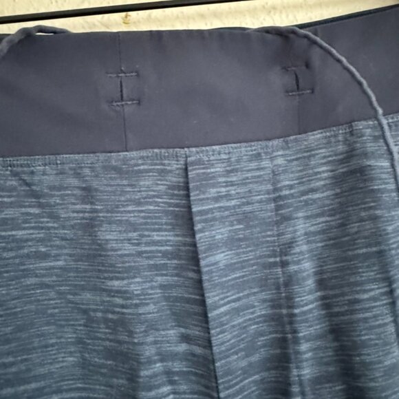 Lululemon THE Short Linerless 7" Mens 2 Piece Bundle XL Navy and Tan Gym Sporty - Picture 6 of 16